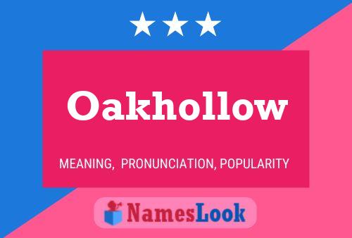 ملصق اسم Oakhollow