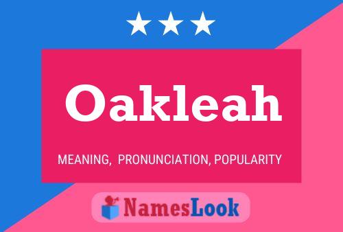 ملصق اسم Oakleah