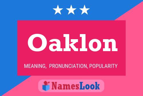 ملصق اسم Oaklon