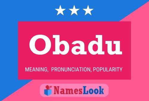 ملصق اسم Obadu