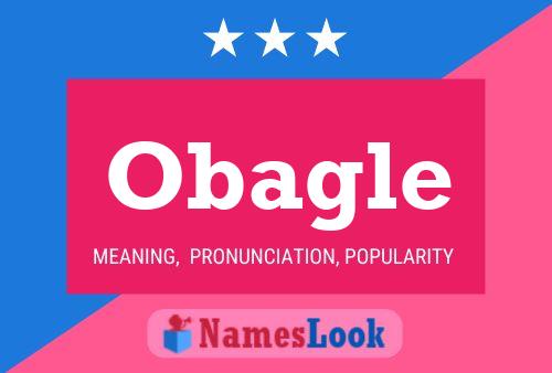 ملصق اسم Obagle