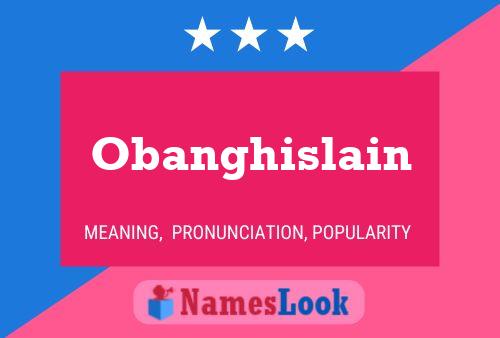 ملصق اسم Obanghislain