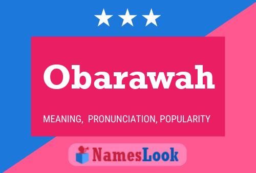 ملصق اسم Obarawah