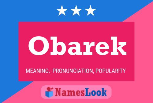 ملصق اسم Obarek