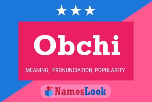 ملصق اسم Obchi