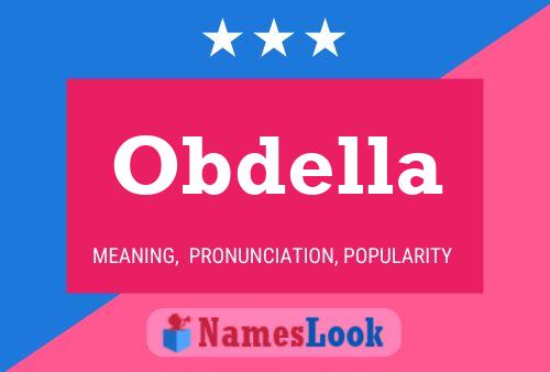 ملصق اسم Obdella