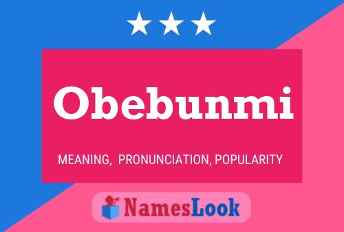 ملصق اسم Obebunmi