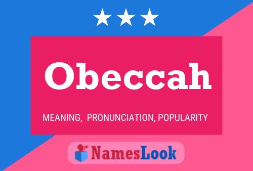 ملصق اسم Obeccah