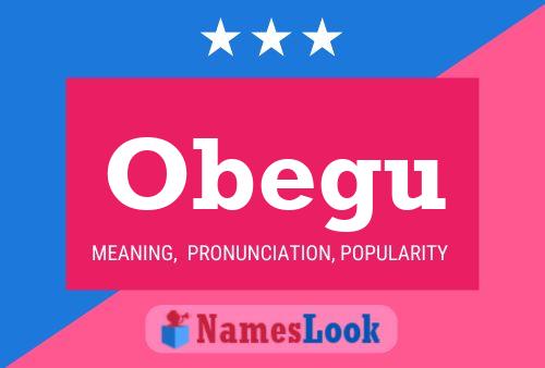 ملصق اسم Obegu