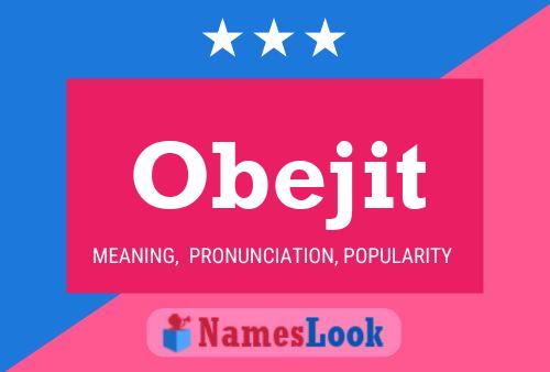 ملصق اسم Obejit