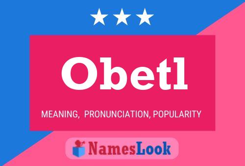 ملصق اسم Obetl