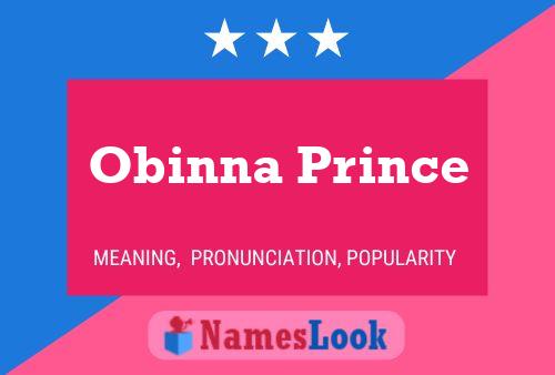 ملصق اسم Obinna Prince