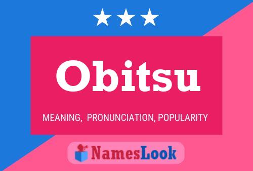 ملصق اسم Obitsu