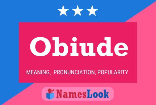 ملصق اسم Obiude