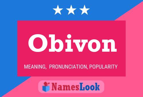 ملصق اسم Obivon