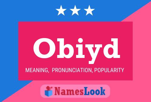 ملصق اسم Obiyd