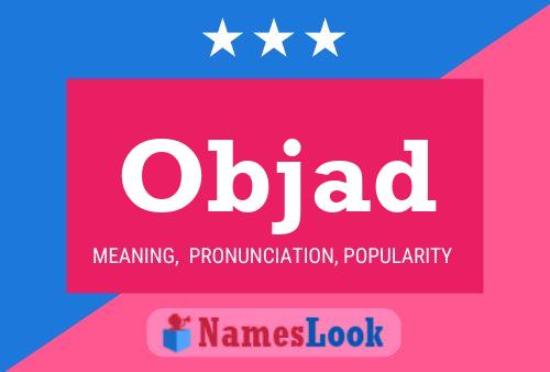 ملصق اسم Objad