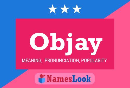 ملصق اسم Objay