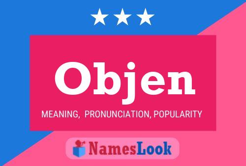 ملصق اسم Objen