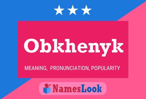 ملصق اسم Obkhenyk