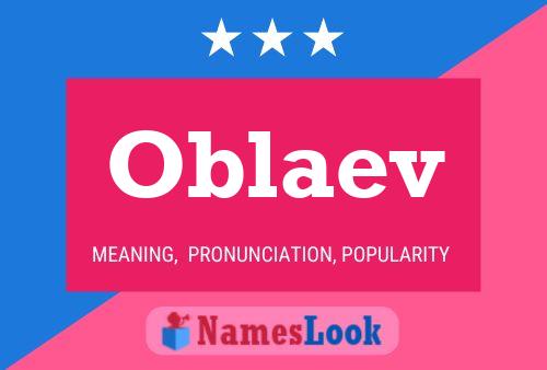 ملصق اسم Oblaev