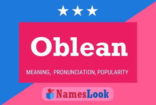 ملصق اسم Oblean