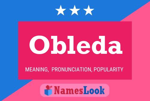 ملصق اسم Obleda