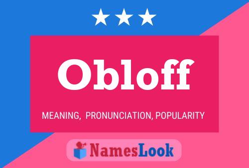 ملصق اسم Obloff