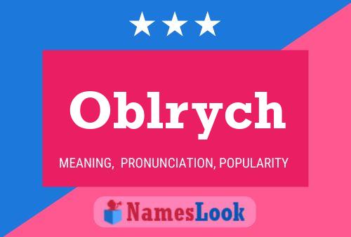 ملصق اسم Oblrych