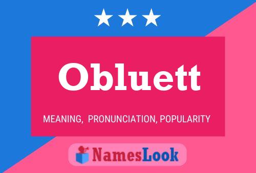 ملصق اسم Obluett