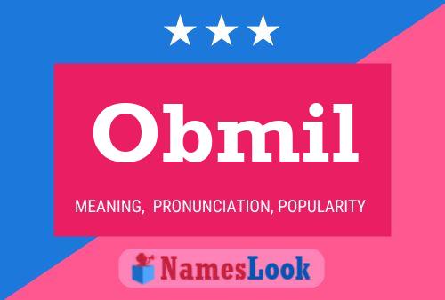 ملصق اسم Obmil