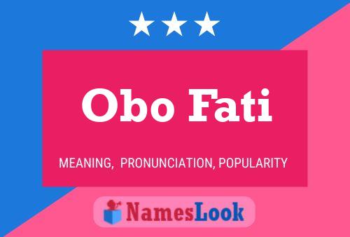 ملصق اسم Obo Fati