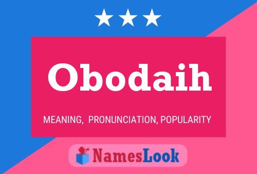 ملصق اسم Obodaih