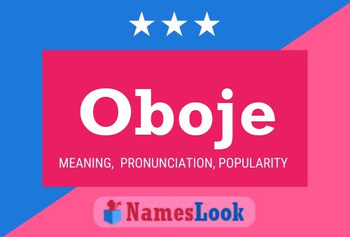 ملصق اسم Oboje