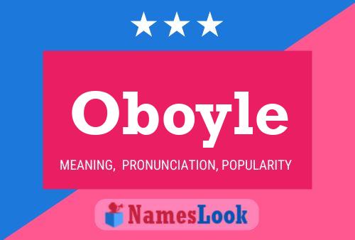 ملصق اسم Oboyle