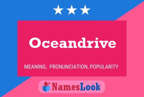 ملصق اسم Oceandrive