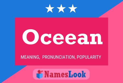 ملصق اسم Oceean