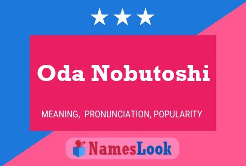 ملصق اسم Oda Nobutoshi