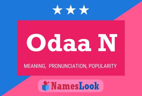 ملصق اسم Odaa N