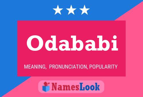 ملصق اسم Odababi