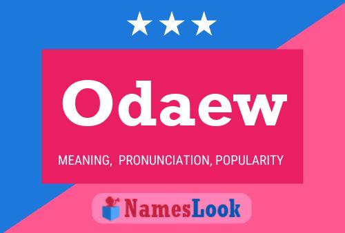 ملصق اسم Odaew