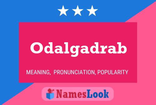 ملصق اسم Odalgadrab