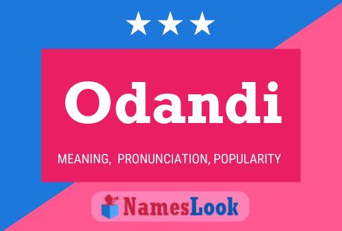 ملصق اسم Odandi