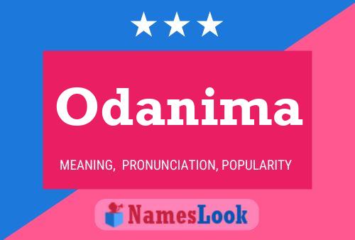 ملصق اسم Odanima