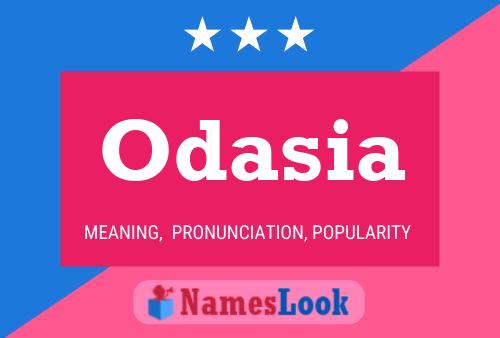 ملصق اسم Odasia