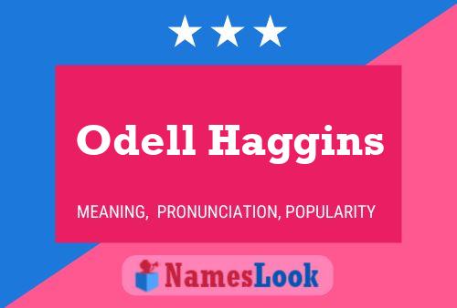 ملصق اسم Odell Haggins