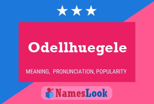 ملصق اسم Odellhuegele