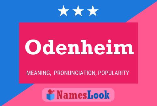 ملصق اسم Odenheim