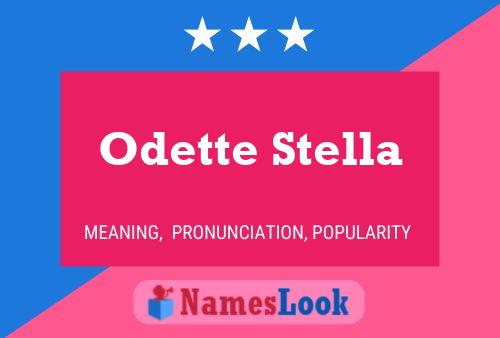 ملصق اسم Odette Stella