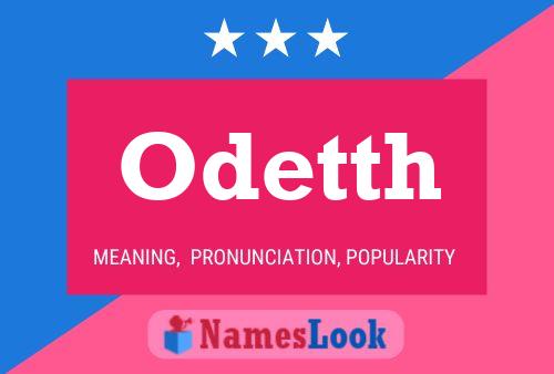 ملصق اسم Odetth